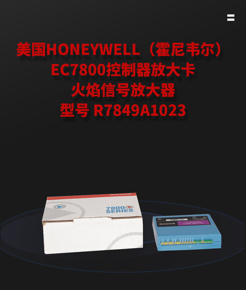 R7849A1023火焰信號(hào)放大器